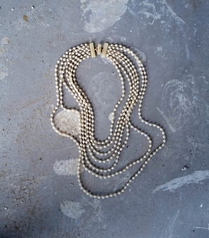 COLLIER D’IVOIRE VÉGÉTAL 7 RANGS